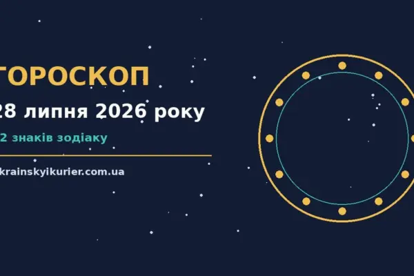 Гороскоп на 28 липня 2026 року: прогноз для всіх знаків про події, зустрічі та вибір