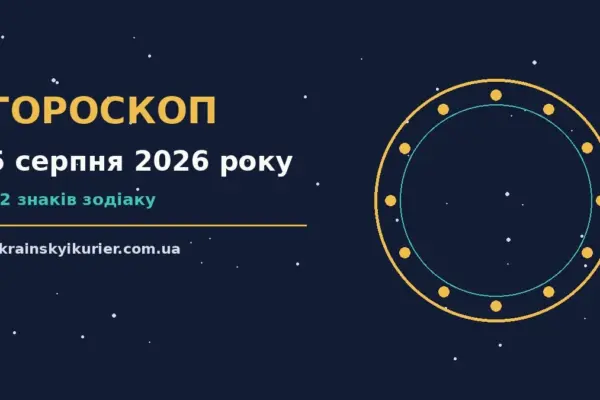 Гороскоп на 5 серпня 2026 року: прогноз для всіх знаків про події, зустрічі та вибір