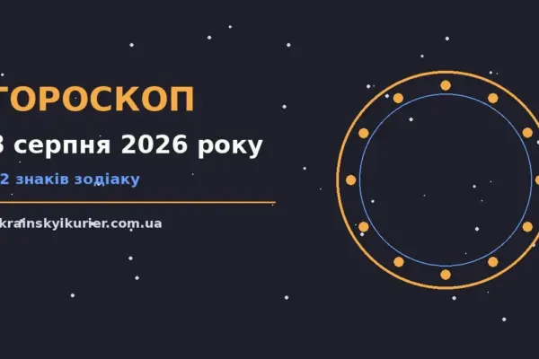 Гороскоп на 8 серпня 2026 року: прогноз для всіх знаків про події, зустрічі та вибір