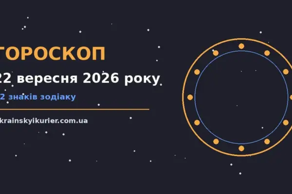 Гороскоп на 22 вересня 2026 року: прогноз для всіх знаків про події, зустрічі та вибір