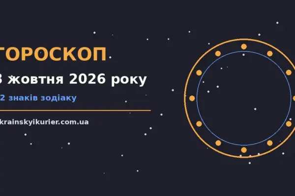 Гороскоп на 8 жовтня 2026 року: прогноз для всіх знаків про події, зустрічі та вибір